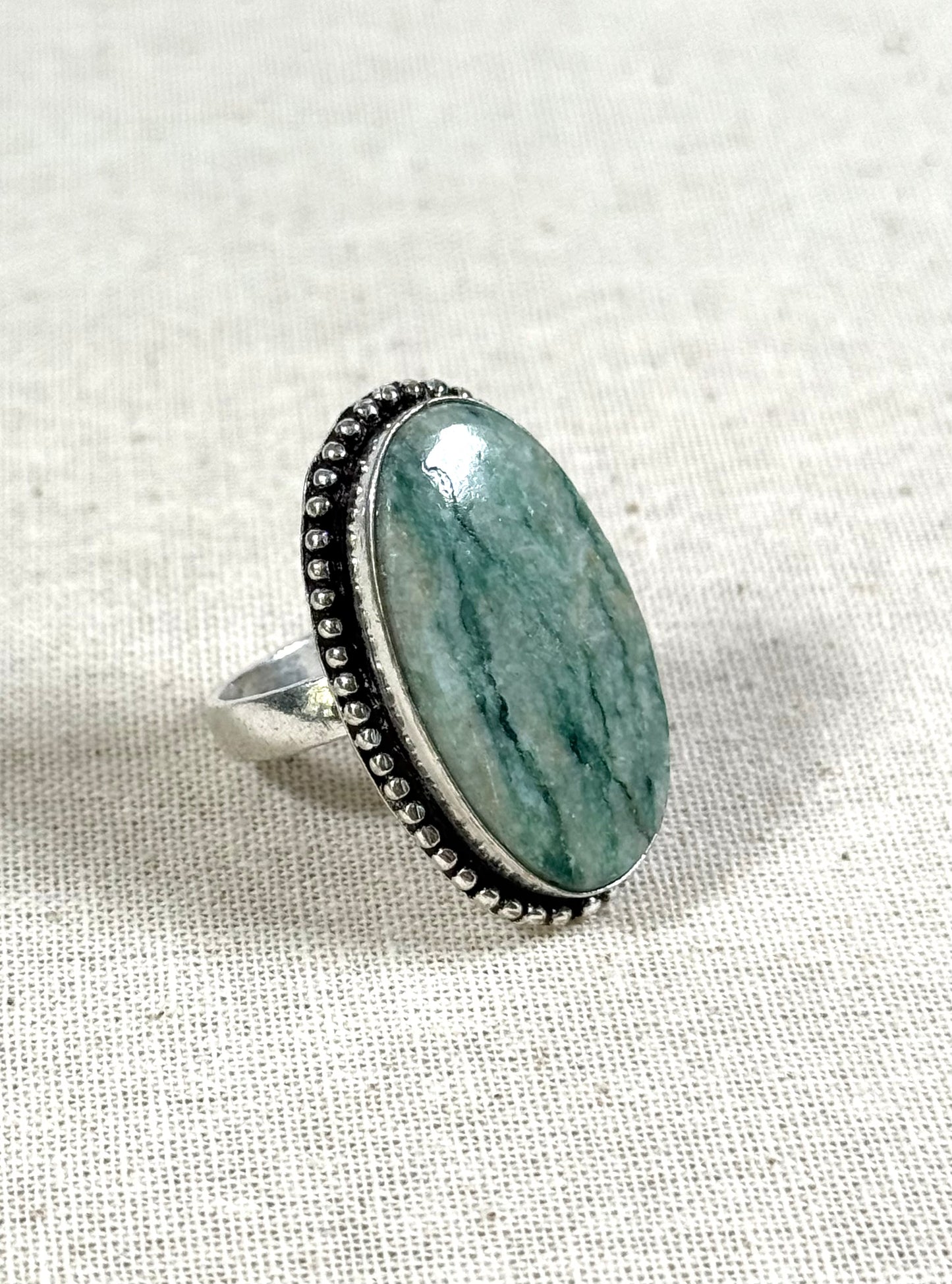 Jade Oval Ring