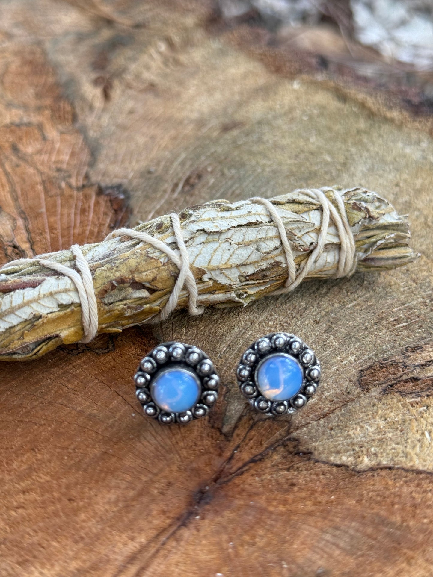 Moonstone Blossom Earrings