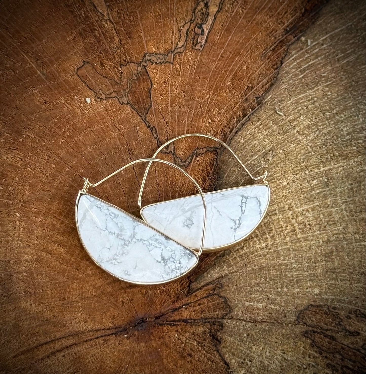 Howlite Gemstone Earrings