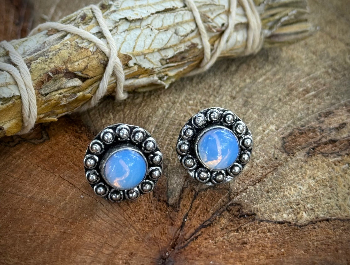 Moonstone Blossom Earrings