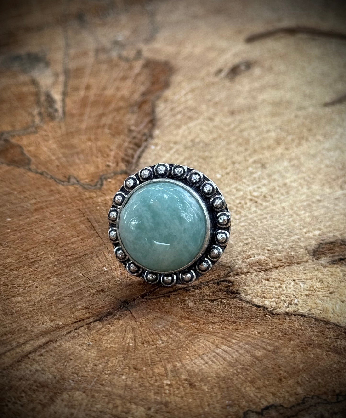 Amazon Jade Blossom Ring