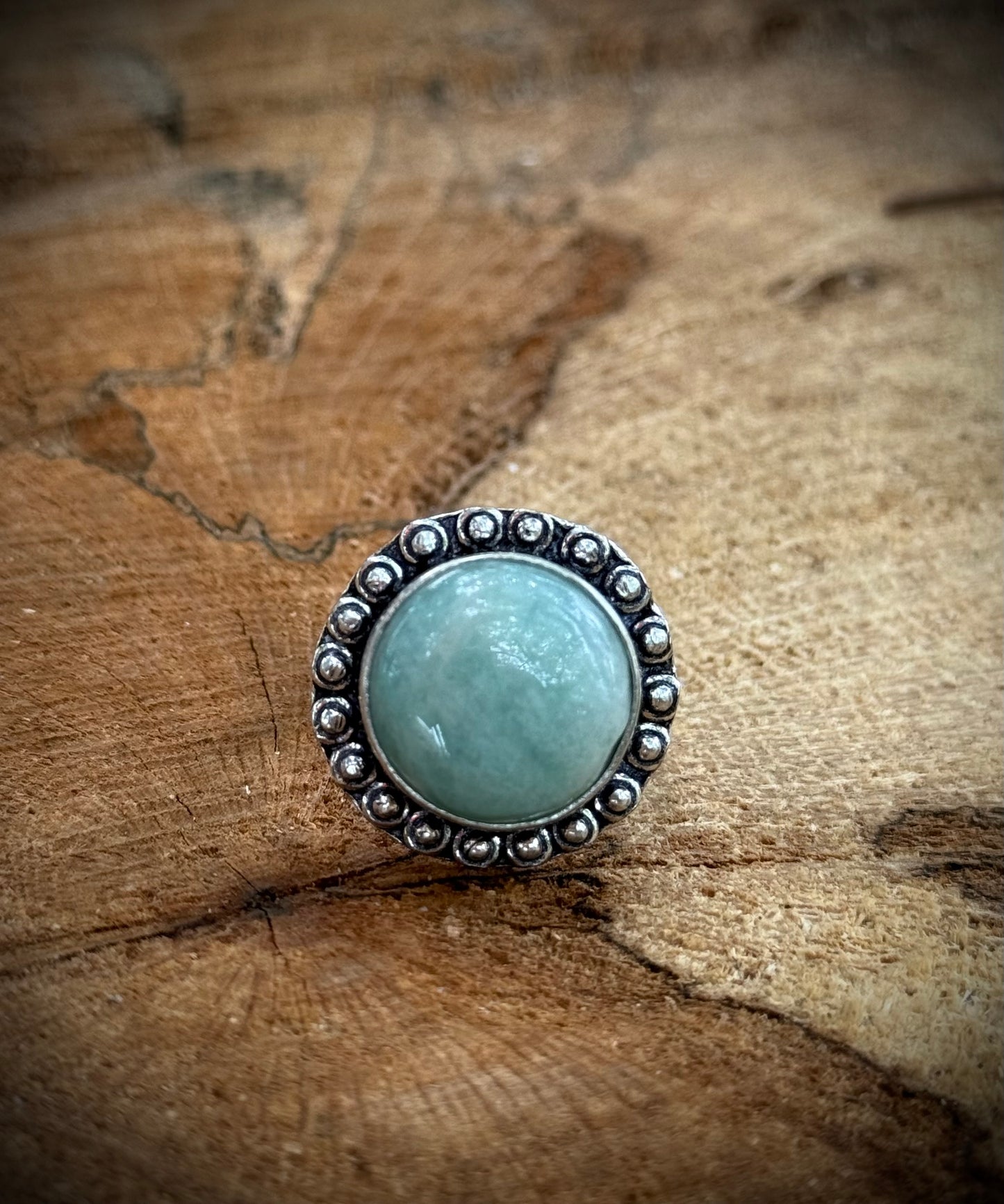 Amazon Jade Blossom Ring