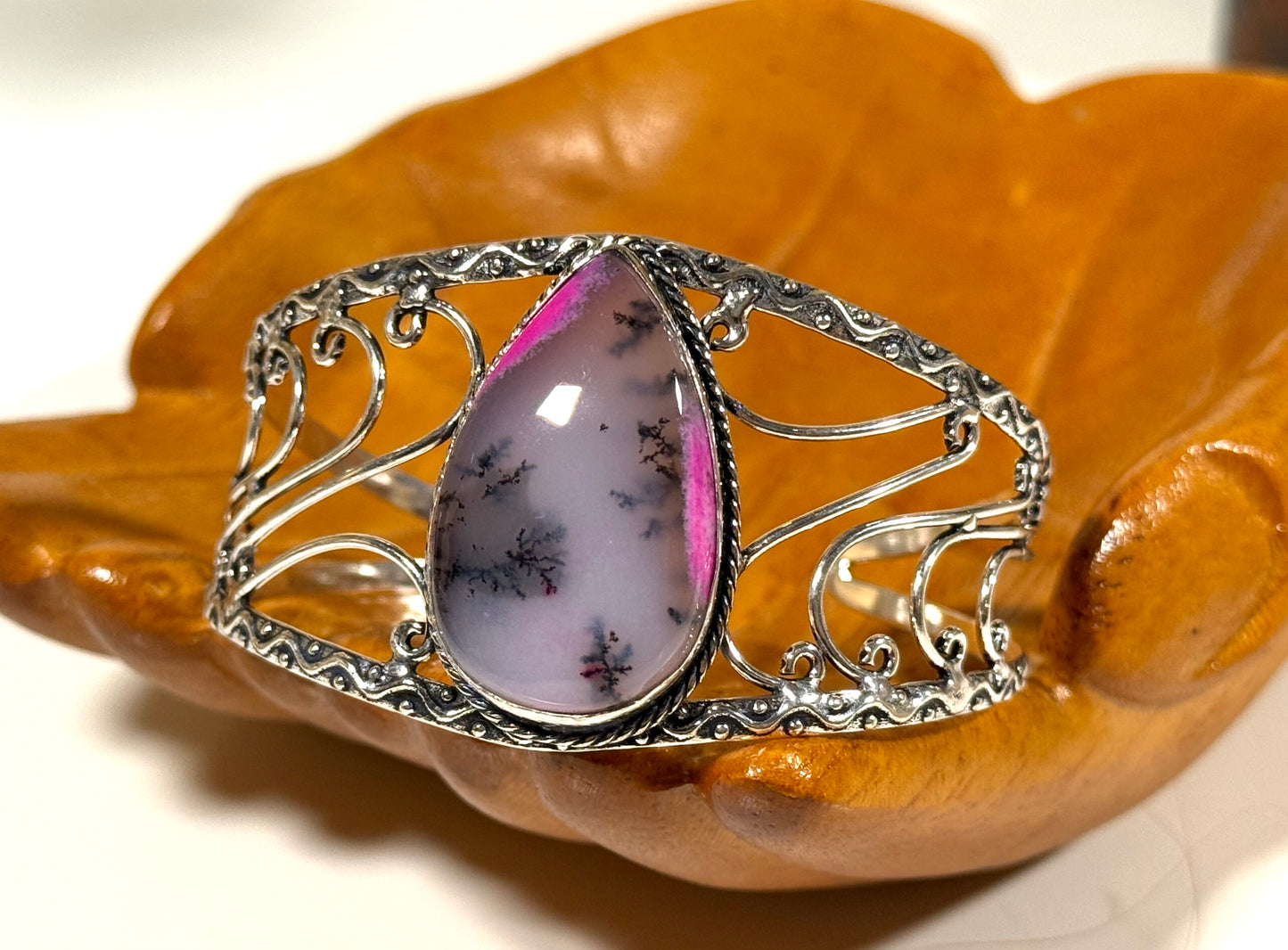 Dendritic Opal Cuff