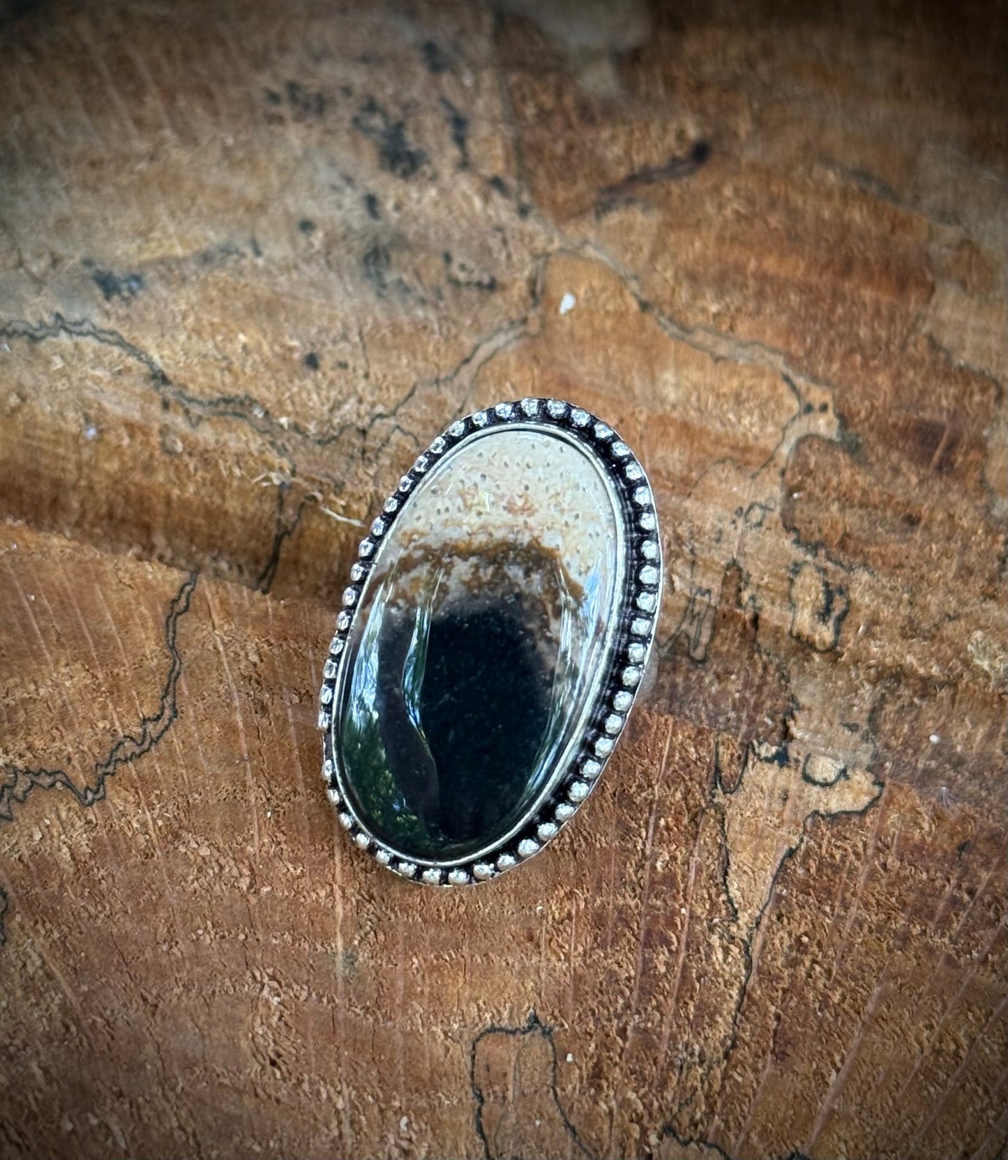 Oval Jasper Ring