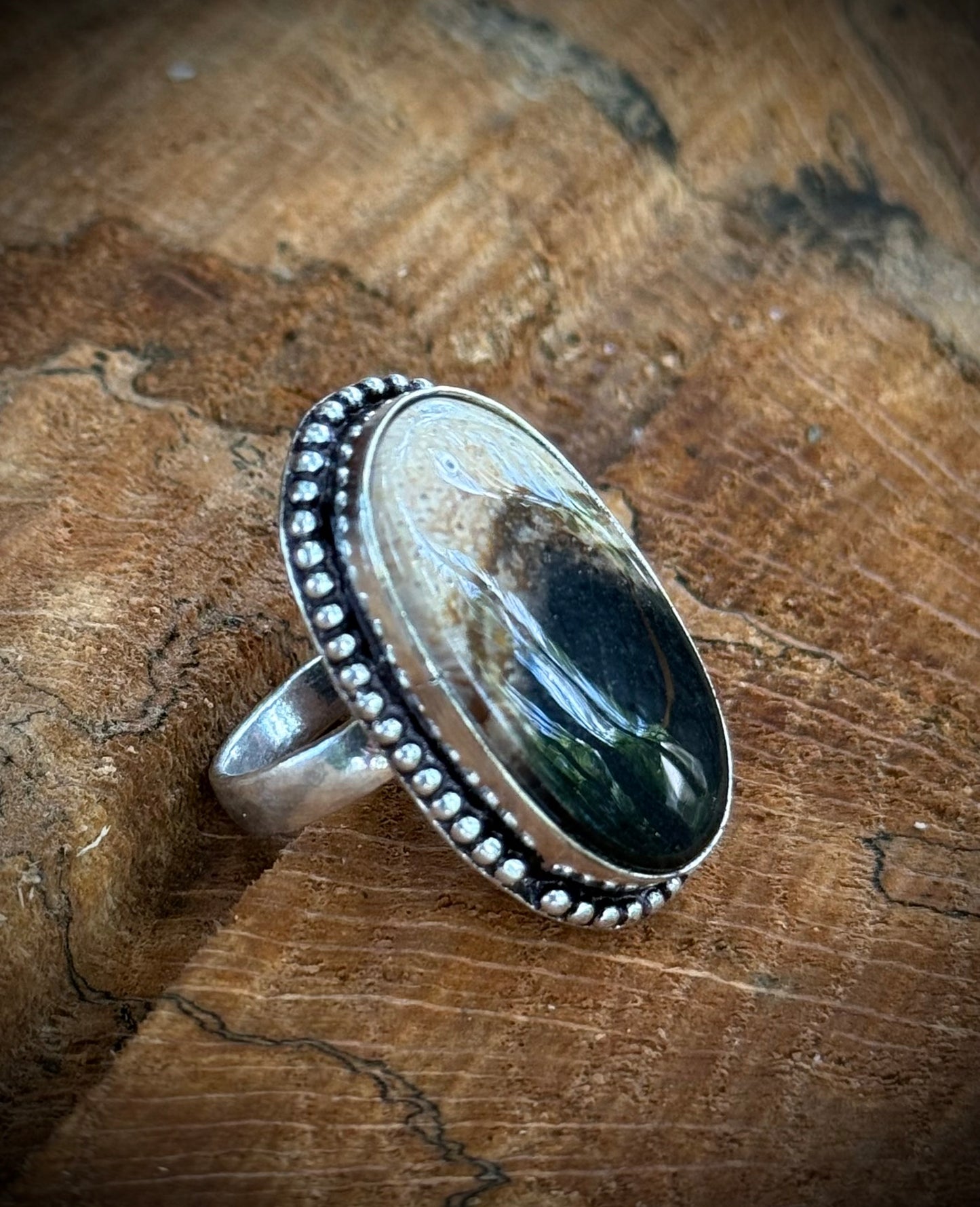 Oval Jasper Ring